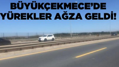 Büyükçekmece'de yürekleri ağza getiren olay!