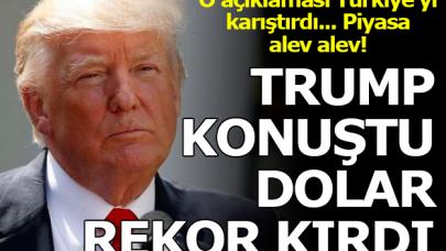 Trump'ın tweeti doları fırlattı!