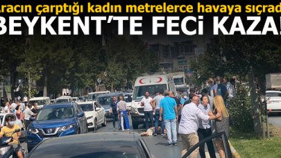 Beylikdüzü Beykent'te feci kaza: 1 yaralı