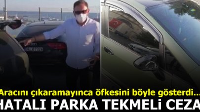 Beylikdüzü'nde hatalı parka tekmeli ceza