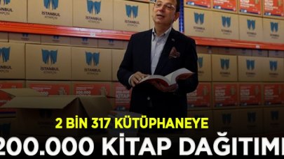 İBB, 2 bin 317 kütüphaneye 200.000kitabın dağıtımına başladı