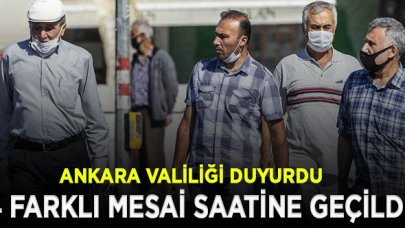 Ankara'da 4 farklı mesai saatine geçildi