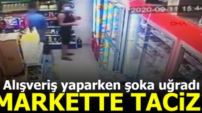 Avcılar'daki markette taciz! Alışveriş yaparken şoka uğradı