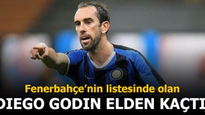 Fenerbahçe'nin istediği Diego Godin elden kaçtı