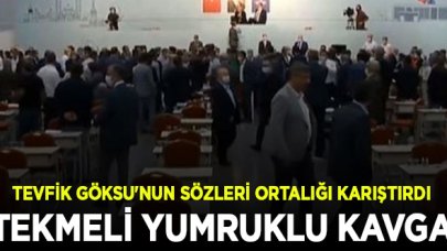 İBB Meclisi'nde tekmeli yumruklu kavga!