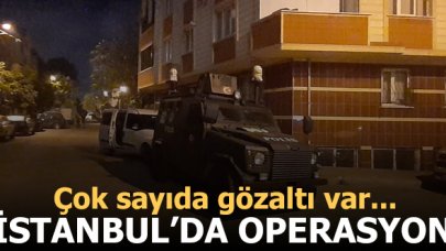 İstanbul'da aranan suçlulara yönelik operasyon: Çok sayıda gözaltı var