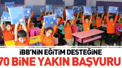 İBB'nin eğitim desteğine 70 bine yakın başvuru