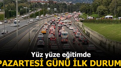 Yüz yüze eğitimin ilk gününde trafikte son durum