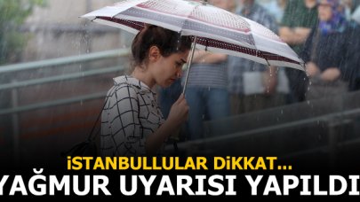 İstanbullular dikkat! Yağmur geliyor...