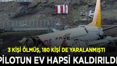 İstanbul'daki uçak kazasında pilotun ev hapsi kaldırıldı