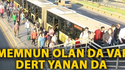 İstanbul'da kademeli mesai; memnun olan da var kalabalıktan dert yanan da