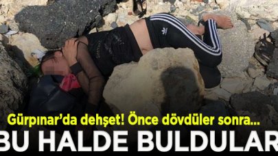 Beylikdüzü'nde dehşet! Genç kadını dövüp kayalıklara attılar