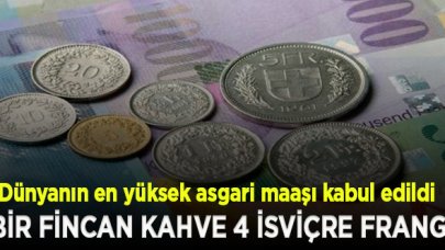 Cenevre'de asgari ücret 4 bin 100 İsviçre frangı oldu