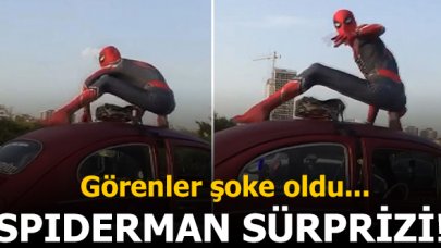 Ataşehir'de Spiderman sürprizi!