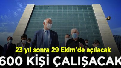 CSO binası 23 yıl sonra 29 Ekim'de açılacak