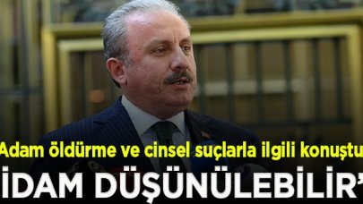 Mustafa Şentop: İdam cezasının düşünülebileceği kanaatindeyim