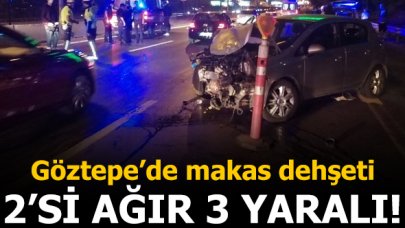 Göztepe'de makas dehşeti: 2'si ağır 3 yaralı