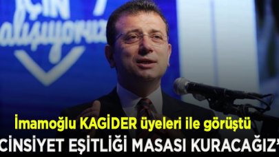 Ekrem İmamoğlu: Cinsiyet eşitliği masası kuracağız