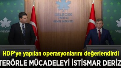 Davutoğlu: 6 yıl bekleyen dosyaları devreye sokma terörle mücadele değildir