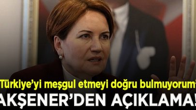 Akşener'den İYİ Parti'deki tartışmalarla ilgili açıklama