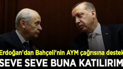 Erdoğan Bahçeli'nin AYM çağrısına destek verdi