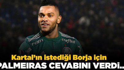 Beşiktaş Borja için resmi transfer teklifini yaptı! Palmeiras'ın cevabı....