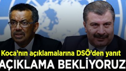 DSÖ: Türkiye'den 'vaka sayılarıyla' ilgili açıklama bekliyoruz