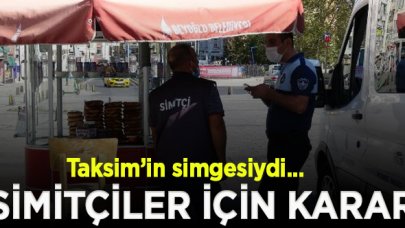 Taksim'in sembolü simit tezgahları kaldırılıyor