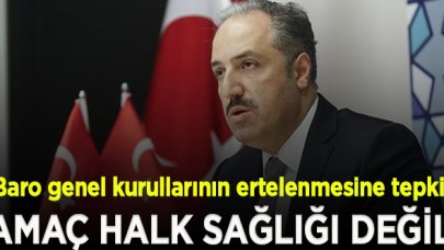 DEVA Partisi'nden baro genel kurullarının ertelenmesine tepki: Hukuksuzlukların hiçbirisine alışmayacağız