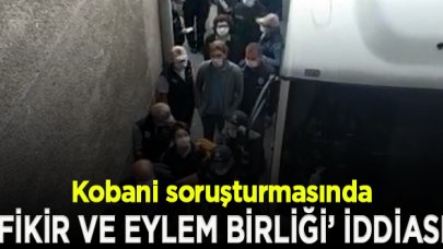 Kobani soruşturmasında, terör örgütünün sözde yöneticileriyle ''fikir ve eylem birliği'' iddiası