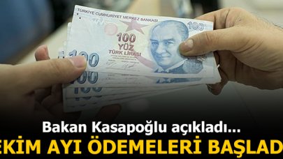 Ekim ayı bursları yatırılmaya başlandı