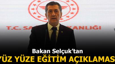 Milli Eğitim Bakanı Ziya Selçuk'tan yüz yüze eğitim açıklaması