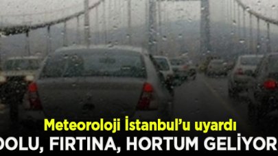 İstanbul için dolu uyarısı: Perşembe ve Cuma gününe dikkat!