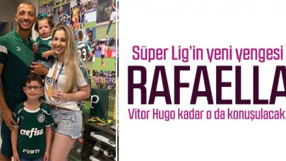 Süper Lig'in yeni yengesi Rafaella! Vitor Hugo'nun eşi çok konuşulacak...