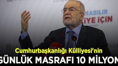 Karamollaoğlu: Külliye'nin günlük masrafı 10 milyon olmuş, Allah'tan korkun!