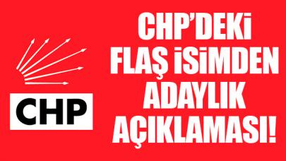 CHP Genel Başkan Yardımcısı Öztürk Yılmaz cumhurbaşkanı adaylığını açıkladı