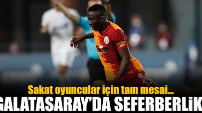 Galatasaray'da sakatlar için tam mesai