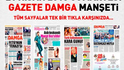 Gazete Damga 21 Nisan 2018 Manşeti