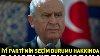 Bahçeli: İYİ Parti'nin seçime girmesinde olumsuz bir durum yoktur