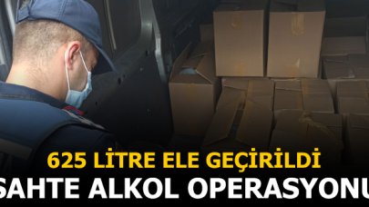 Arnavutköy'de sahte alkol operasyonu!