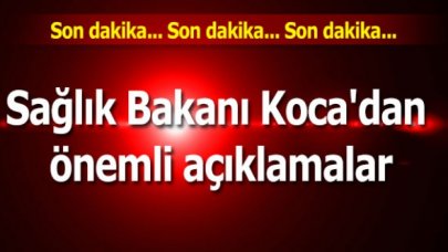 Sağlık Bakanı Fahrettin Koca, Bilim Kurulu Toplantısı sonrası açıklamalarda bulunuyor