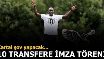 Beşiktaş'tan 10 transfere özel tören