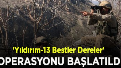 4 ilde 'Yıldırım-13 Bestler Dereler' operasyonu başlatıldı