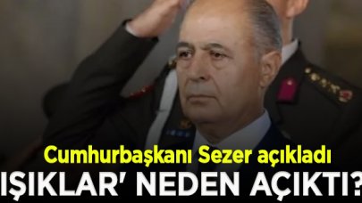 Cumhurbaşkanı Sezer: Ankara'nın başkent oluşunun 97. yılıydı, bu yüzden bütün kurumların ışıkları açıktı