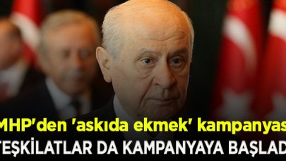 MHP zamma tepki olarak "askıda ekmek" kampanyası başlattı