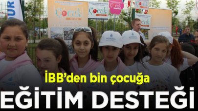 Yüz bin çocuğa eğitim desteği