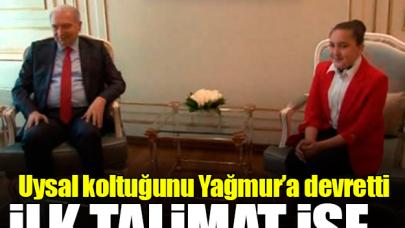 Uysal koltuğunu Yağmur'a devretti