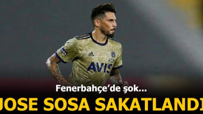 Fenerbahçe'de Jose Sosa şoku