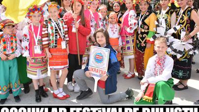 Çocuklar festivalde buluştu