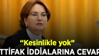 Akşener'den AK Parti ile ittifak iddialarına cevap: TKP’ye geçeriz AK Parti’ye geçmeyiz!